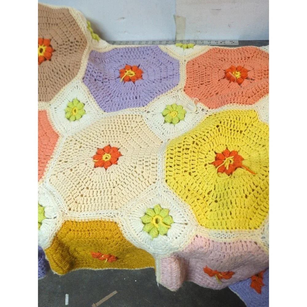 Handmade vintage knitted