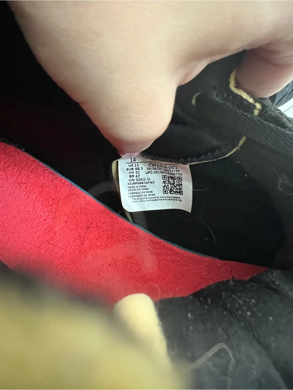 Jordan 14 shown