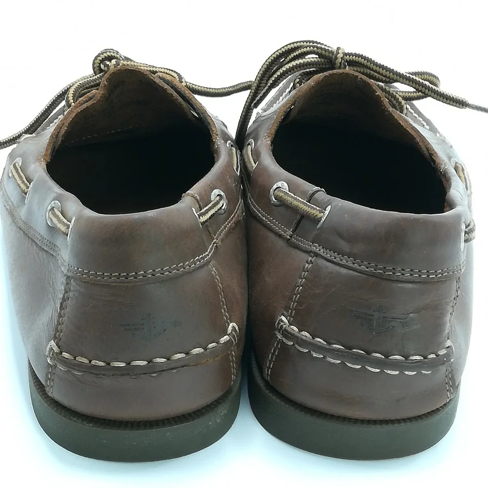 Dockers Loafer Mens Boat Shoes Leather Brown Slip On Casual 90-30406 12