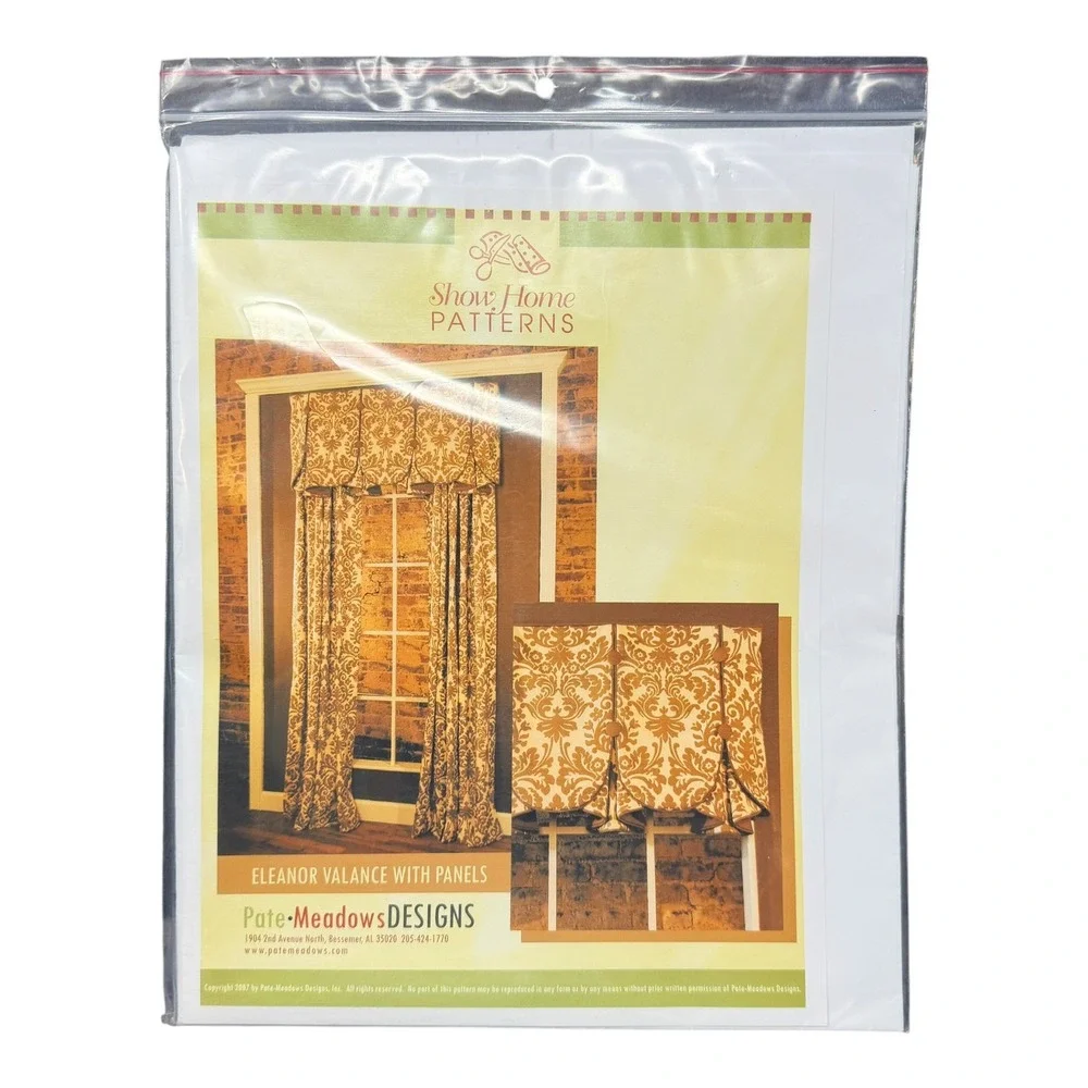 Vintage Eleanor Valance With Panels Pattern Uncut Pate Meadows 2000s