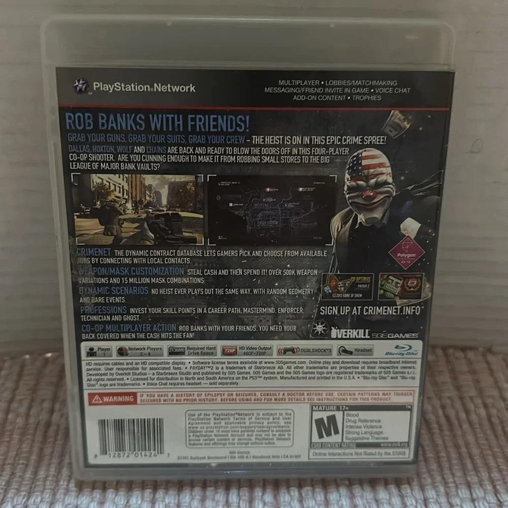 Ps3 payday game