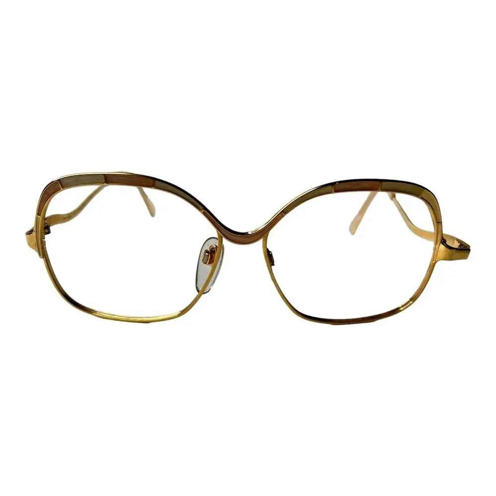 Avant Garde Womens Eyeglasses Frame Gold Davida Pink 56-14‎ H5837