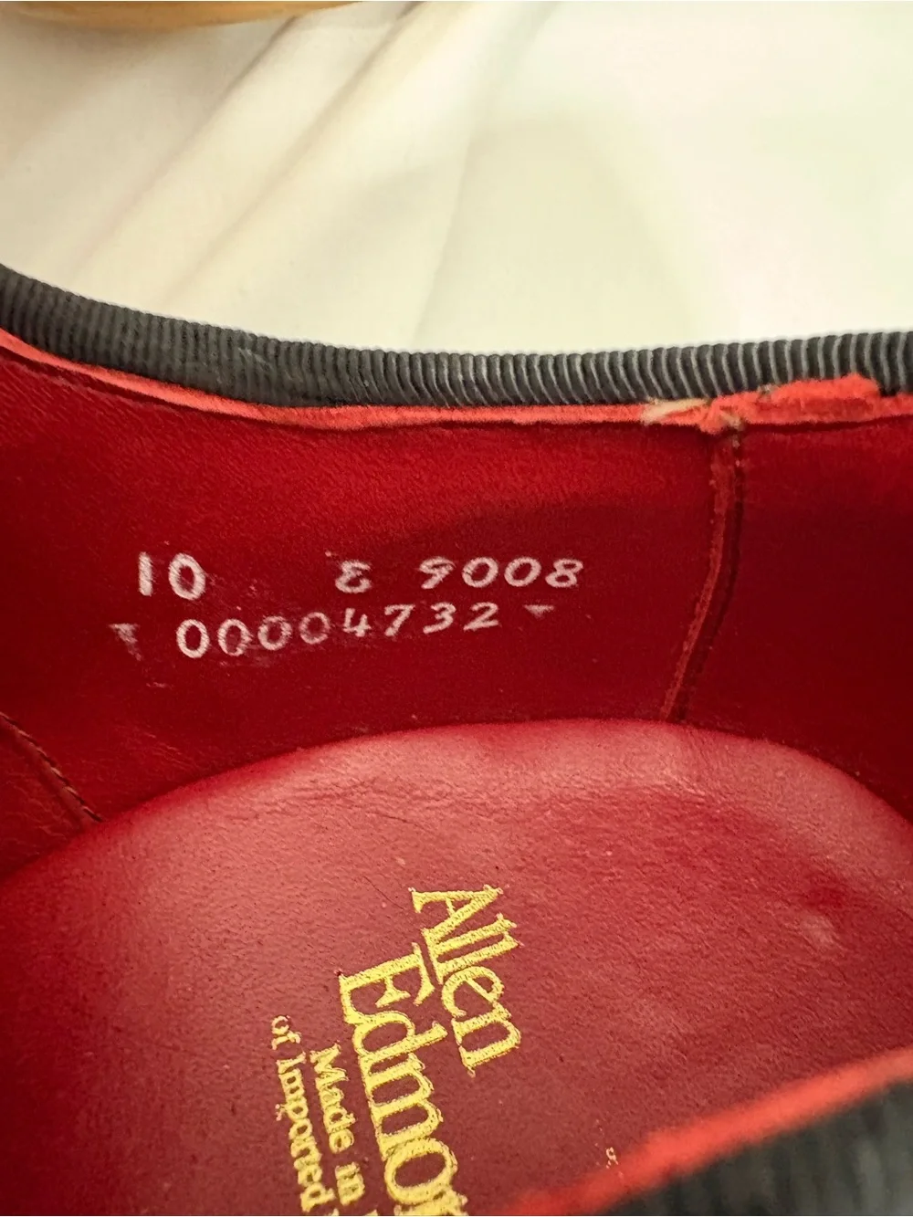 Allen Edmonds sleek patent