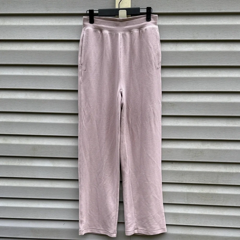 Alo Yoga | Peasant Wide Leg Pink Pants