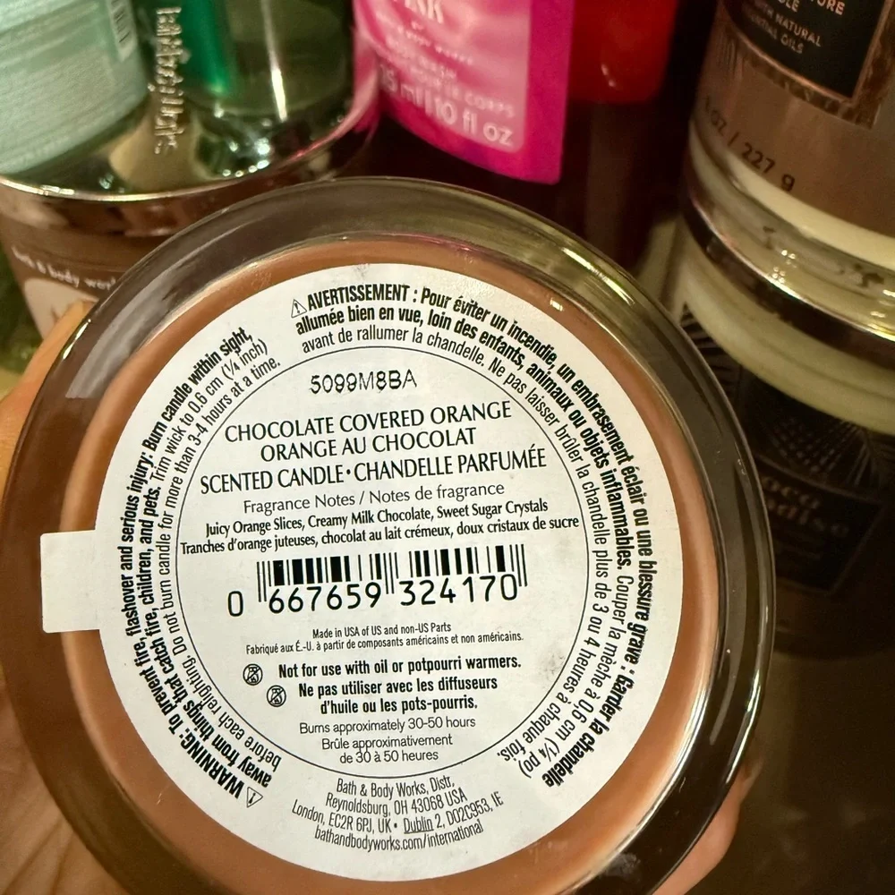 Bath & Body Works festive chocolate