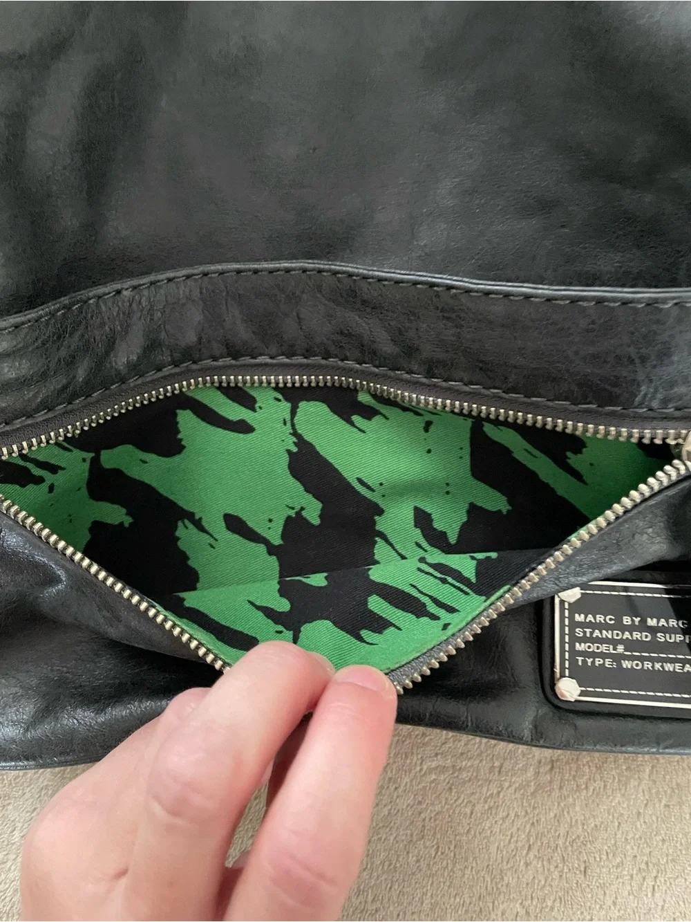Marc By Marc Jacobs black leather