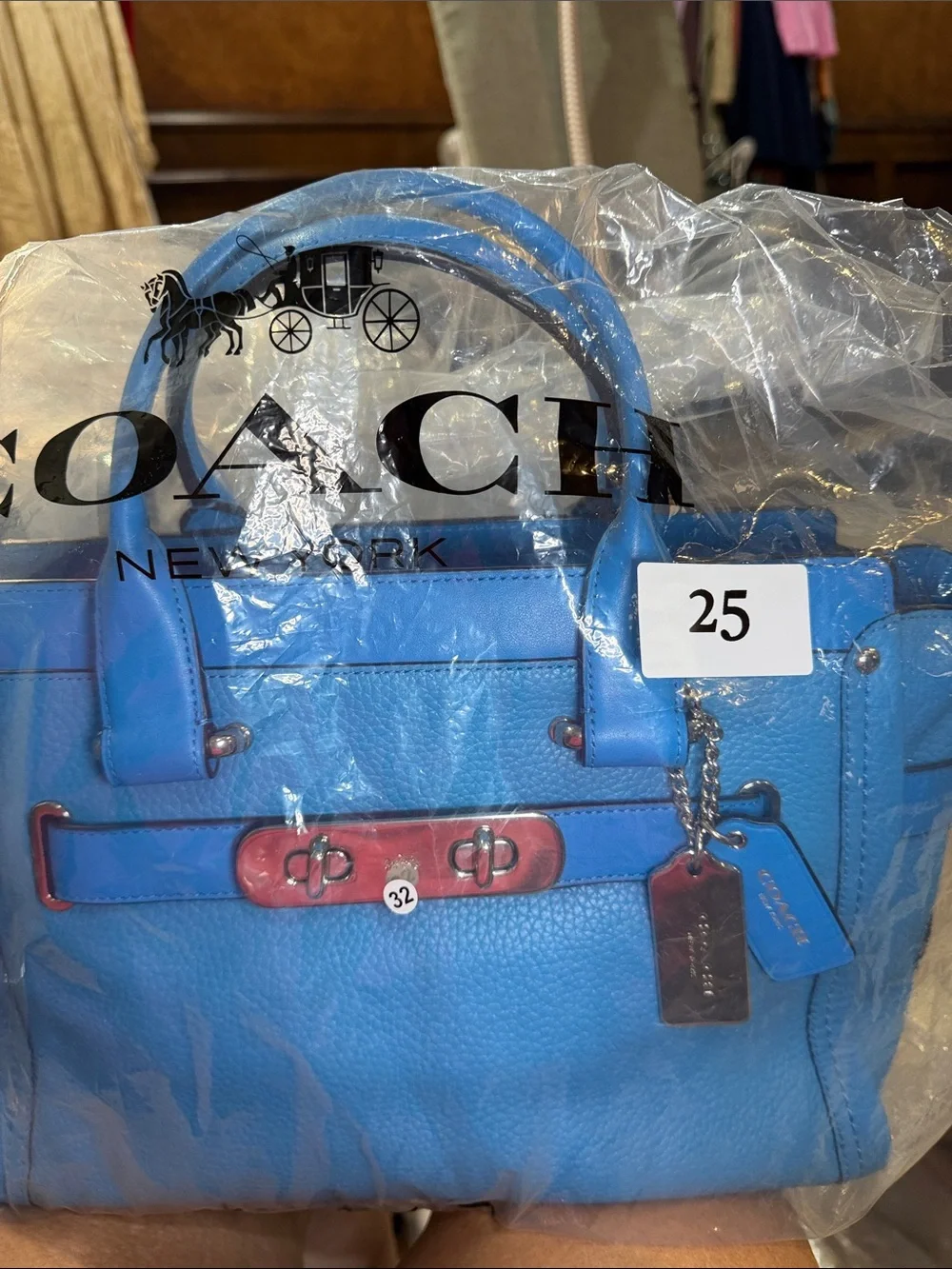 Coach compact satchel