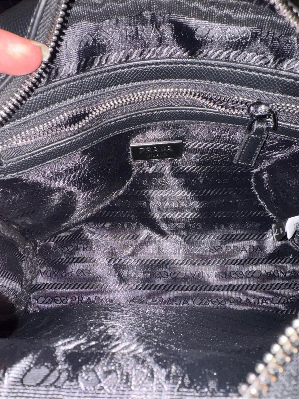 Prada sleek black