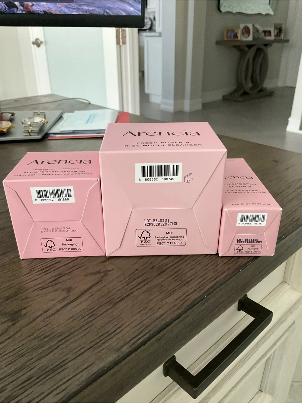 Arencia skincare set