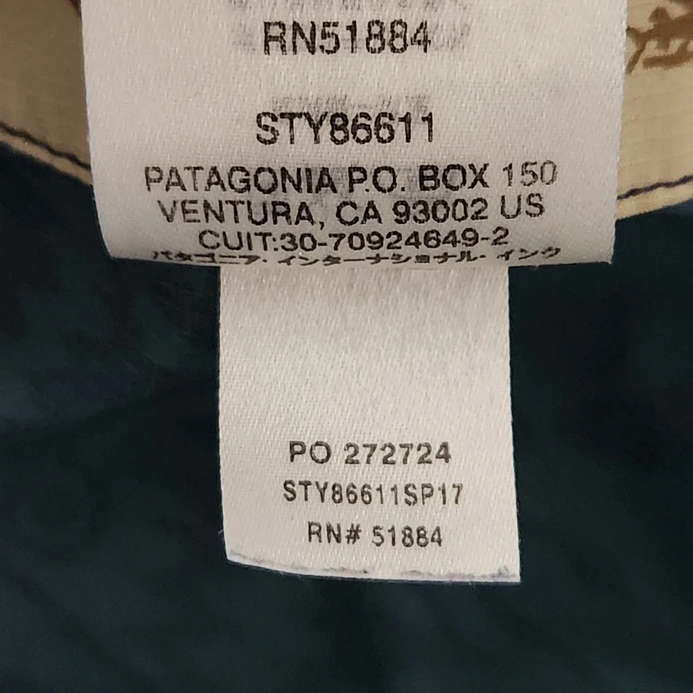 Patagonia measurements waist