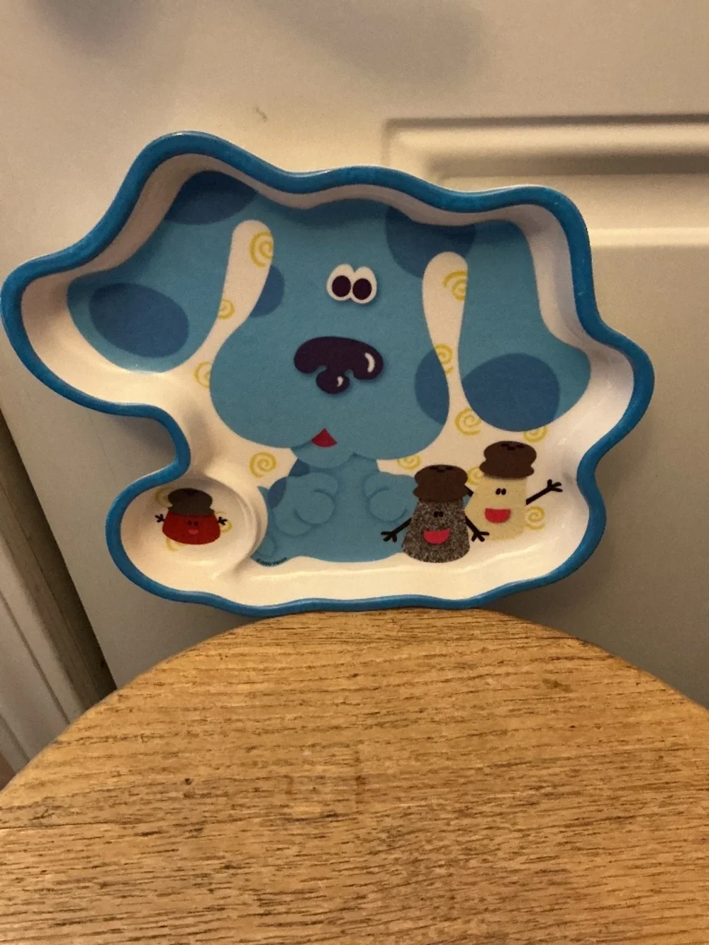 Blues Clues Plate Vintage 2000 Melamine 3D Shape Zak Mr Salt Mrs Pepper Paprika