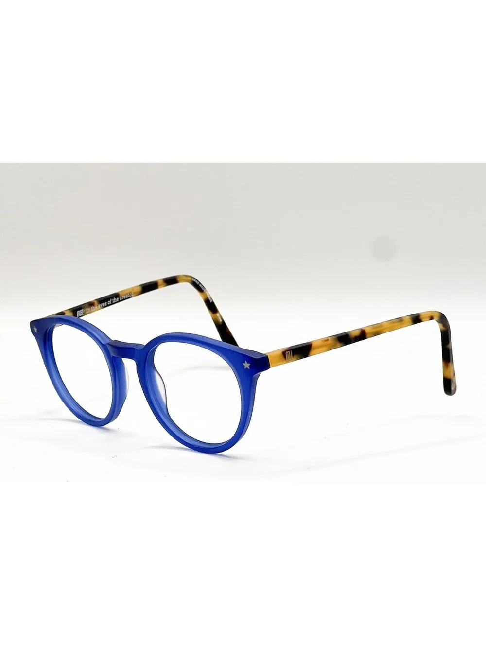 Muse 52-000044 Blue Tortoise Rectangle Authentic Eyeglass Frames 44-19-135