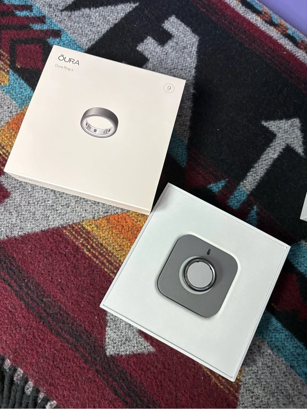 Oura Ring 4 - Stealth - Size 9