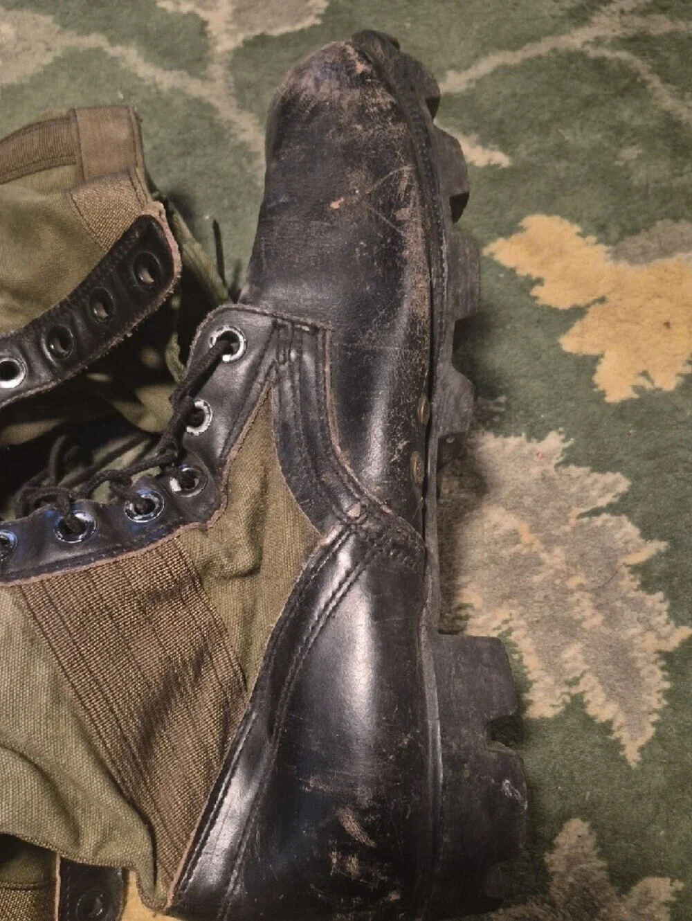 vintage boots rugged lace
