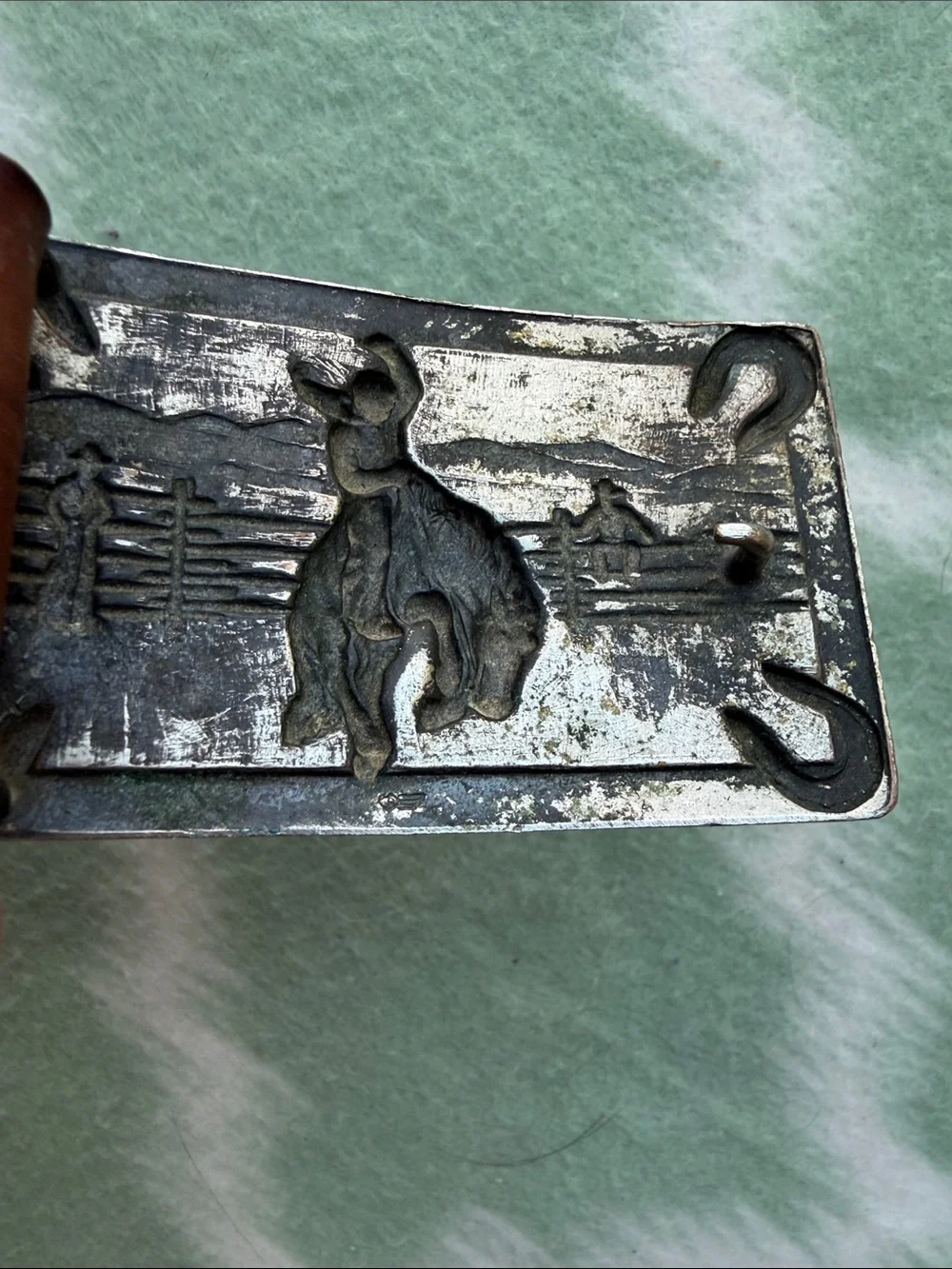Handmade vintage hand