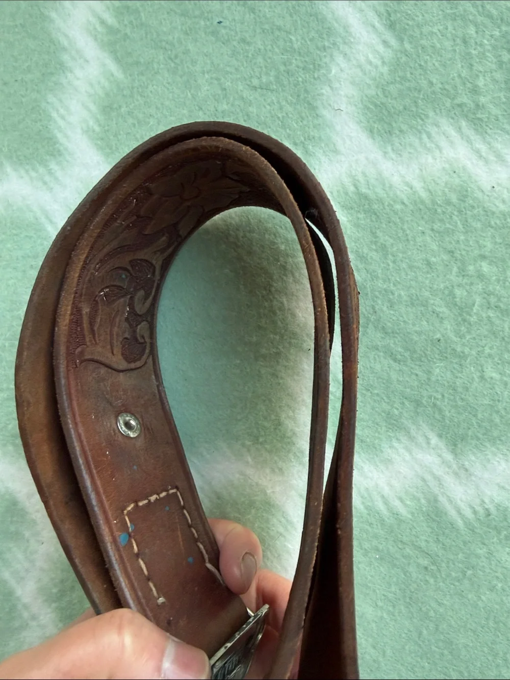Handmade vintage hand