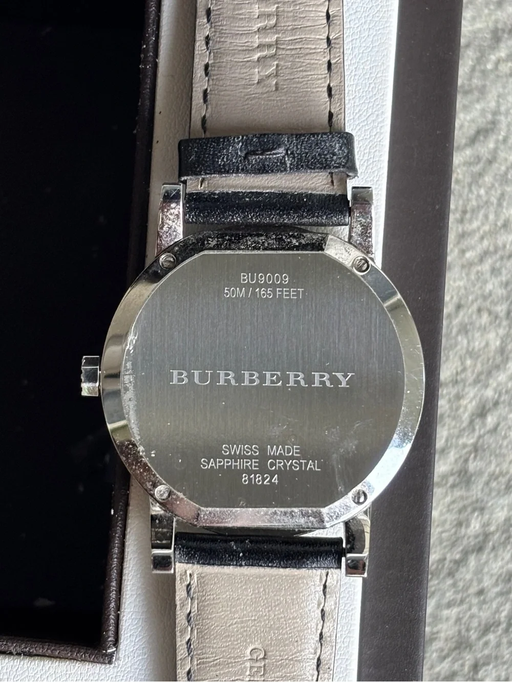 Burberry Black Silver The City Watch
