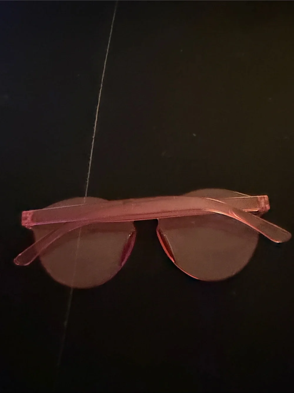 N/A trendy transparent