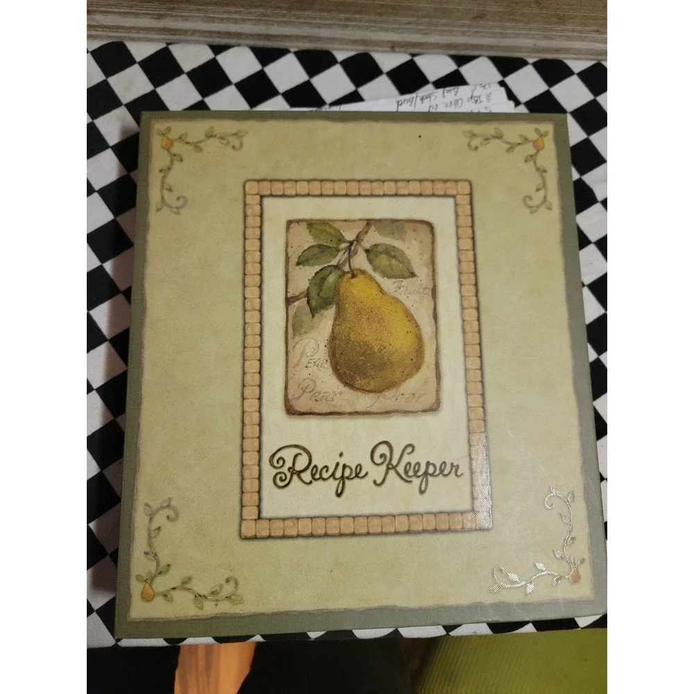 Vintage Recipe Keeper Binder Full of Handwritten Family Recipes Clippings Cards