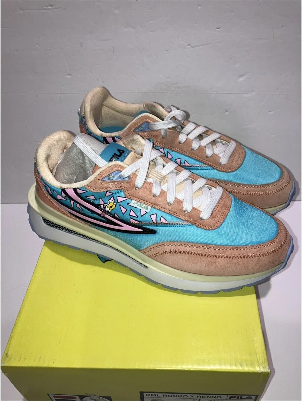 Fila RML Rocko X Renno Sneaker  Nickelodeon Collectible Shoe Men’s Size 8 NEW