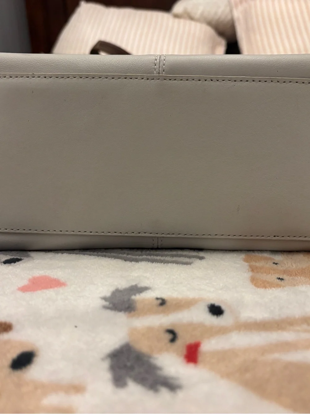 Coach leather shoulder