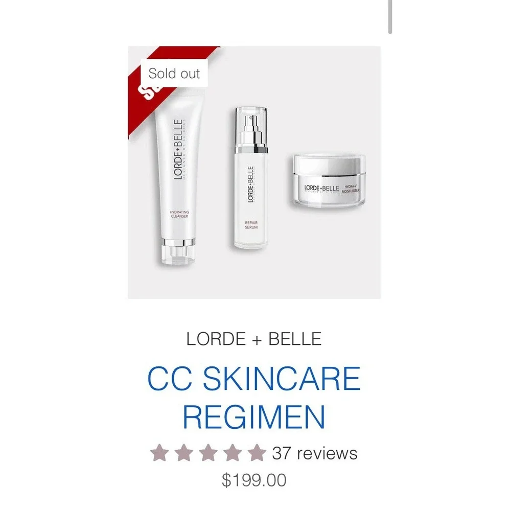 N/A skincare lorde