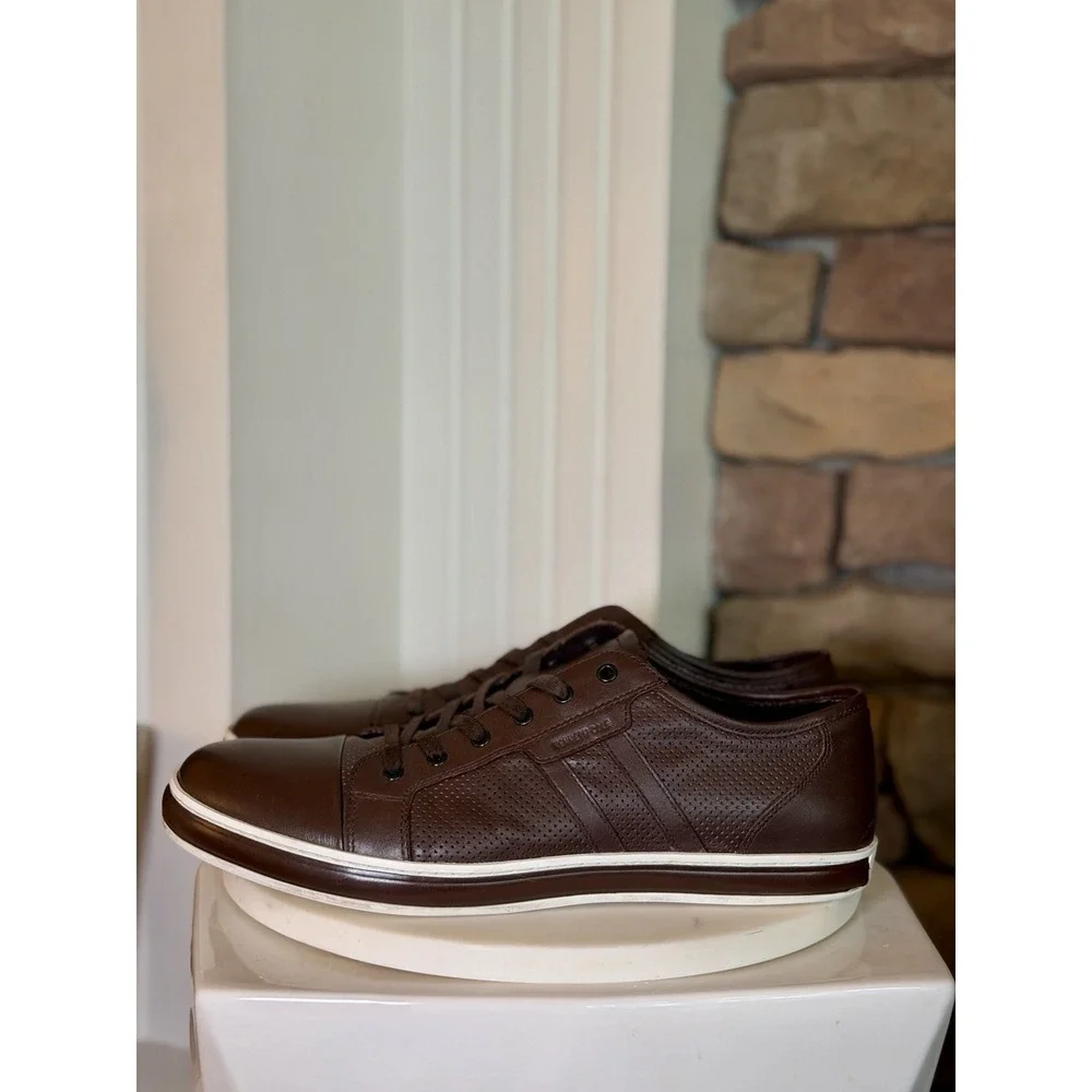 Kenneth Cole New York Brand Wagon 2 Men's Size 11 M Brown Leather  Sneaker