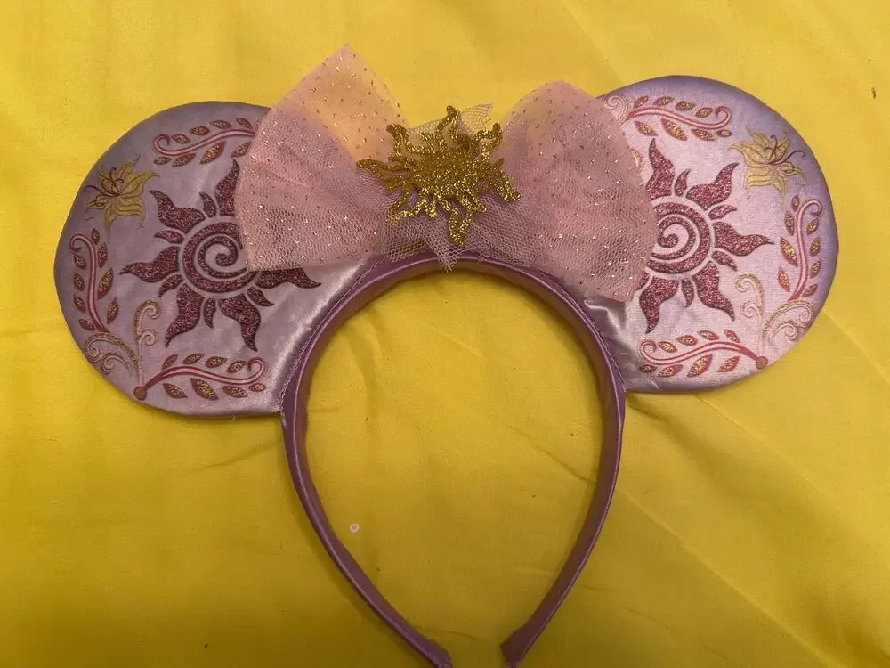 Disney Parks Princess Rapunzel Light Weight Ears Headband Tangled