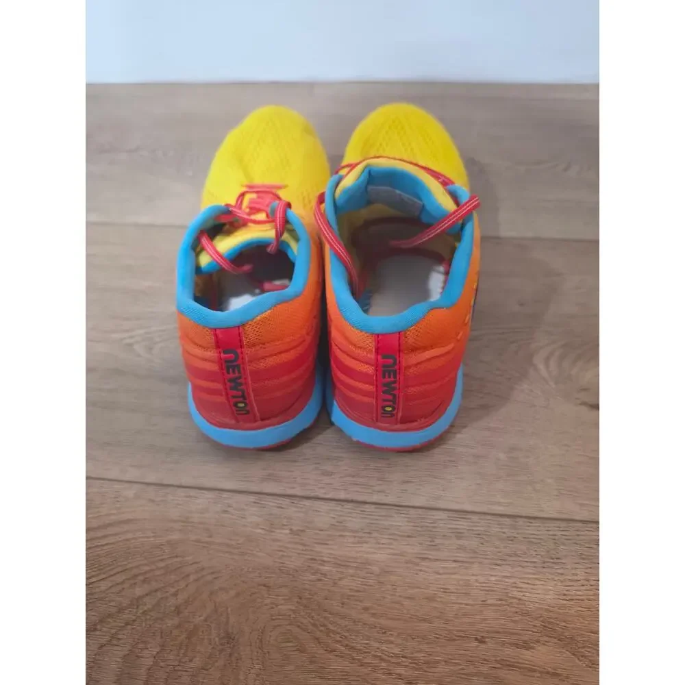Newton Fate 8 Men's Size 11 Running Shoes Sunset Orange Blue M011522 Low Drop