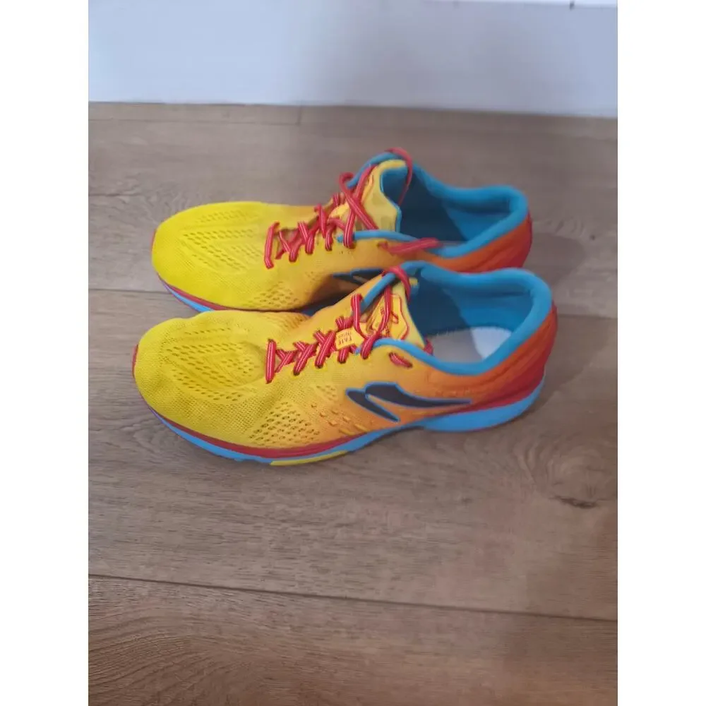 Newton Fate 8 Men's Size 11 Running Shoes Sunset Orange Blue M011522 Low Drop