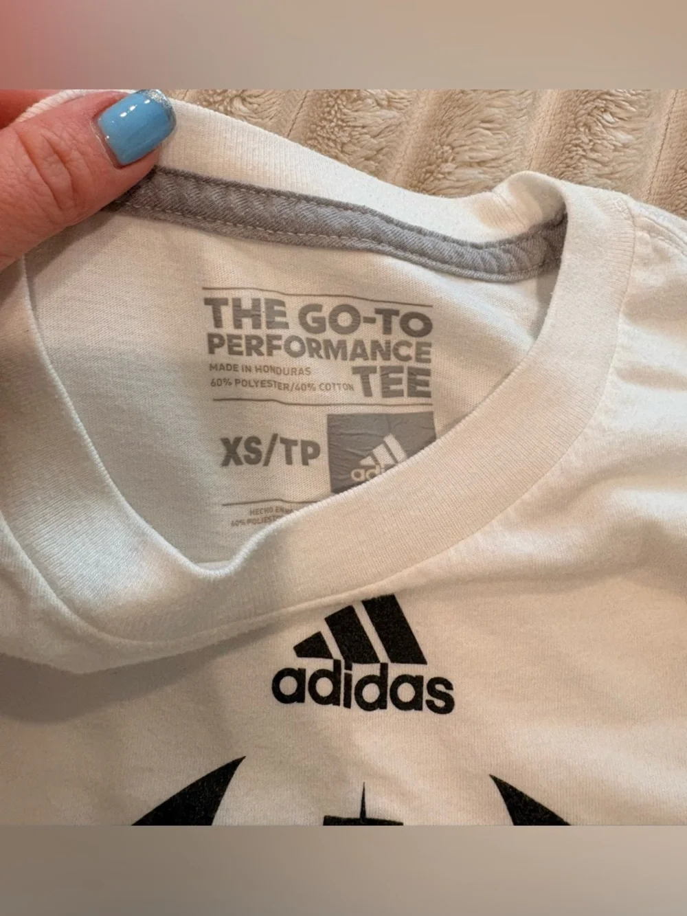 Adidas D1 Football Long Sleeve Performance Tee XS Rare Athletic Fit