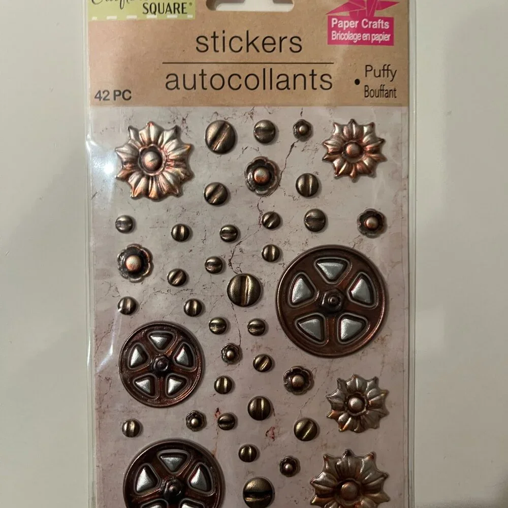Crafters Square puffy stickers