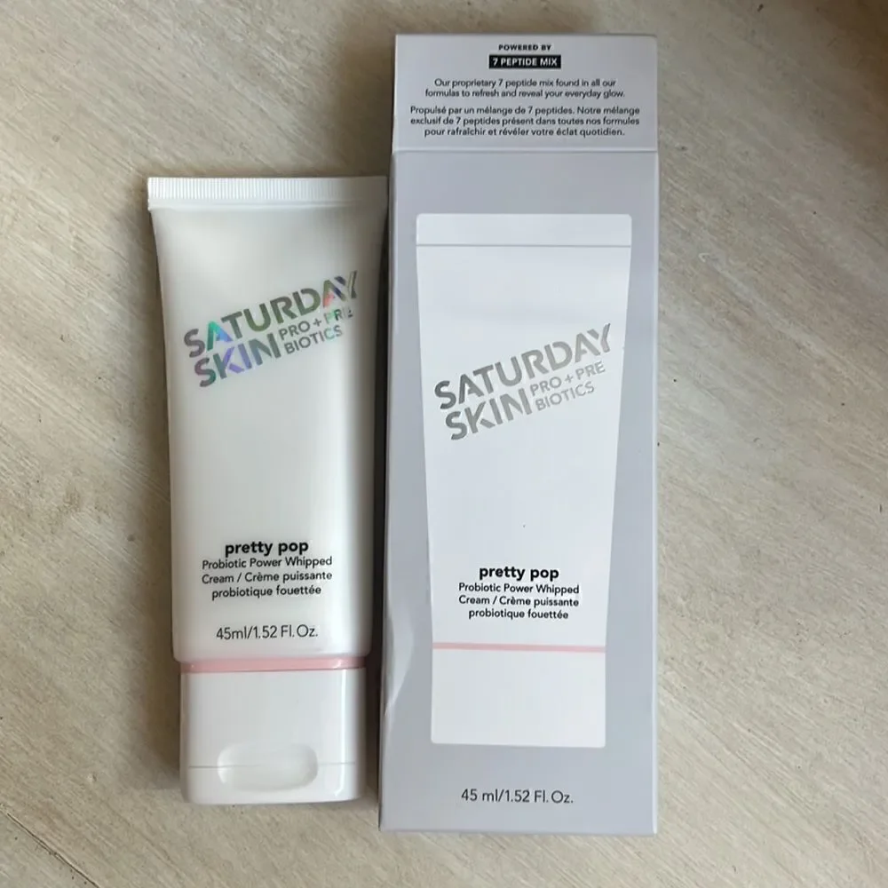 Saturday Skin pretty pop PROBIOTIC POWER WHIPPED CREAM 45ml/1.52 Fl. Oz. NIB