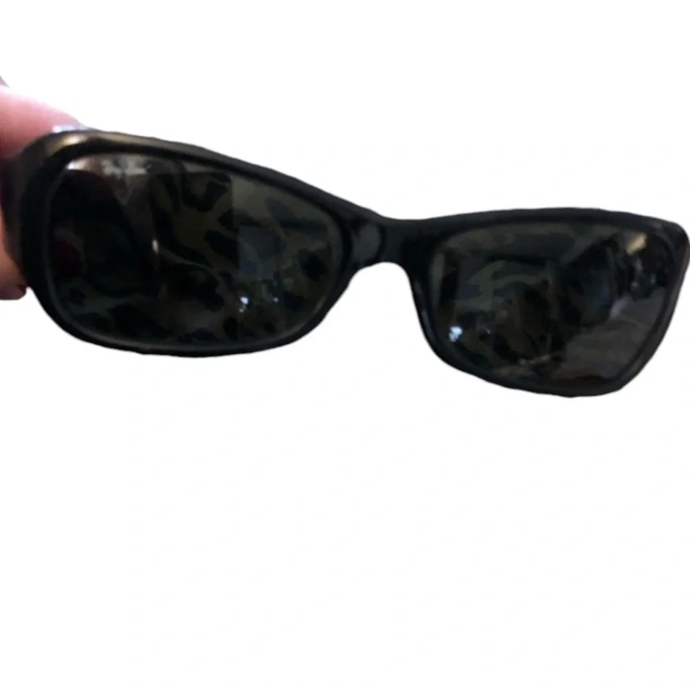 Rayban black with black lens sunglasses with case