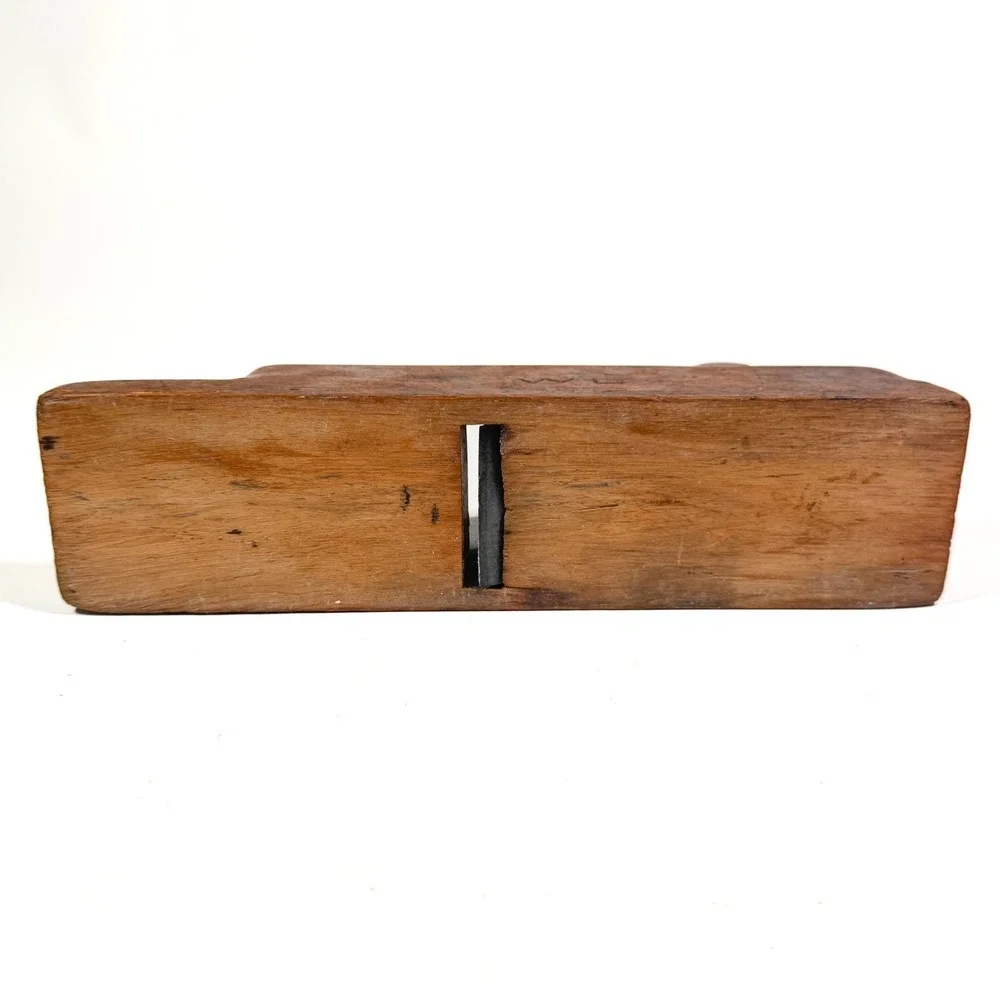 Antique 19th Century Wooden Hand Plane - J.&H.M Extra Qualität Iron - Number 8