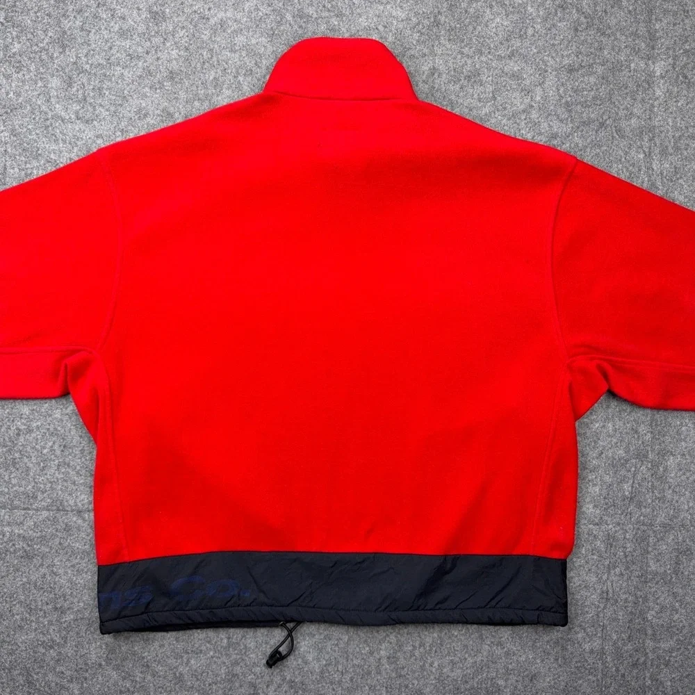 VTG Polo Jeans Sweater Mens Large‎ Red Ralph Lauren Half Zip Fleece Pullover