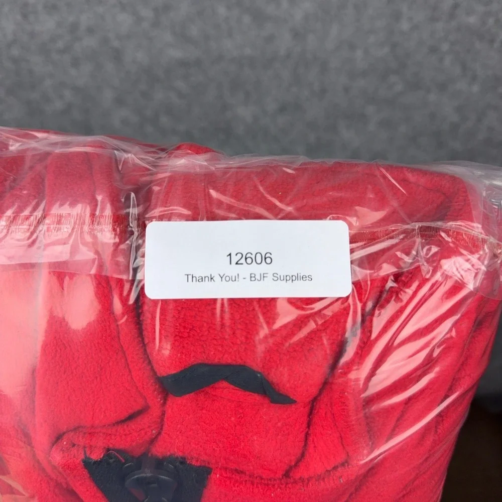 VTG Polo Jeans Sweater Mens Large‎ Red Ralph Lauren Half Zip Fleece Pullover