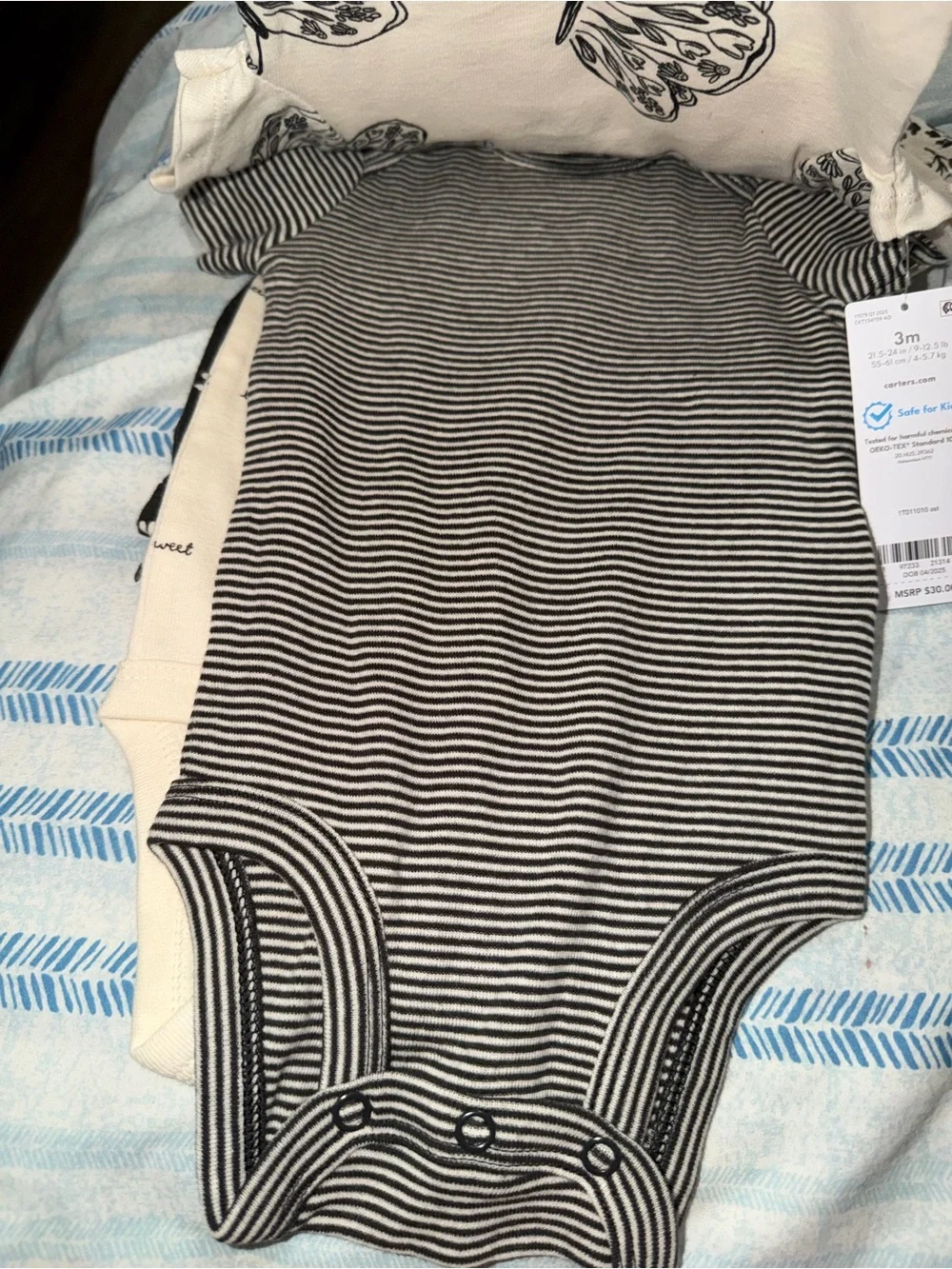 Carters cream cotton