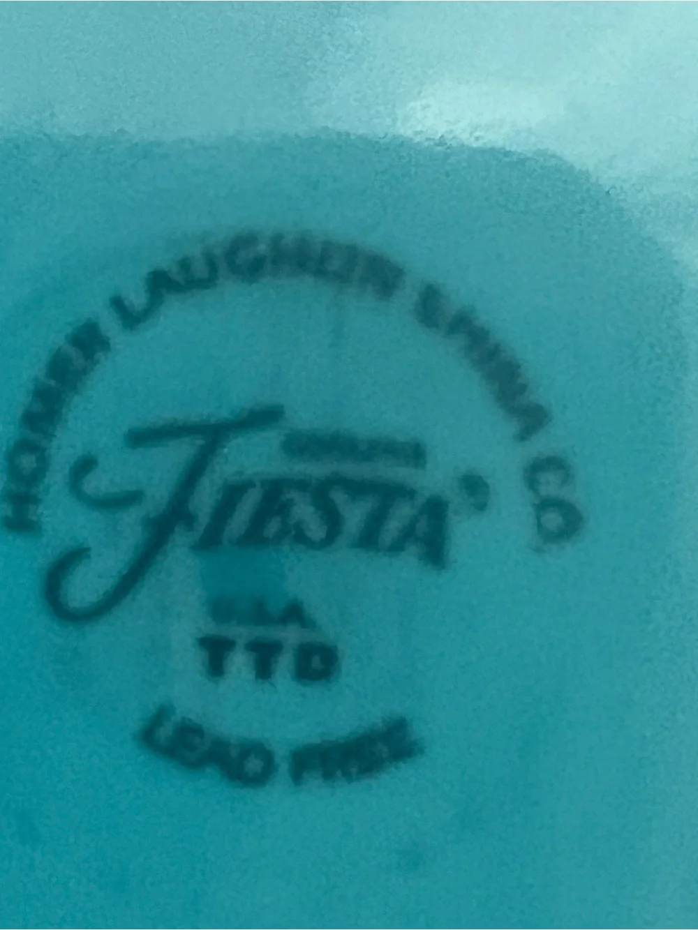 Fiesta vintage turquoise