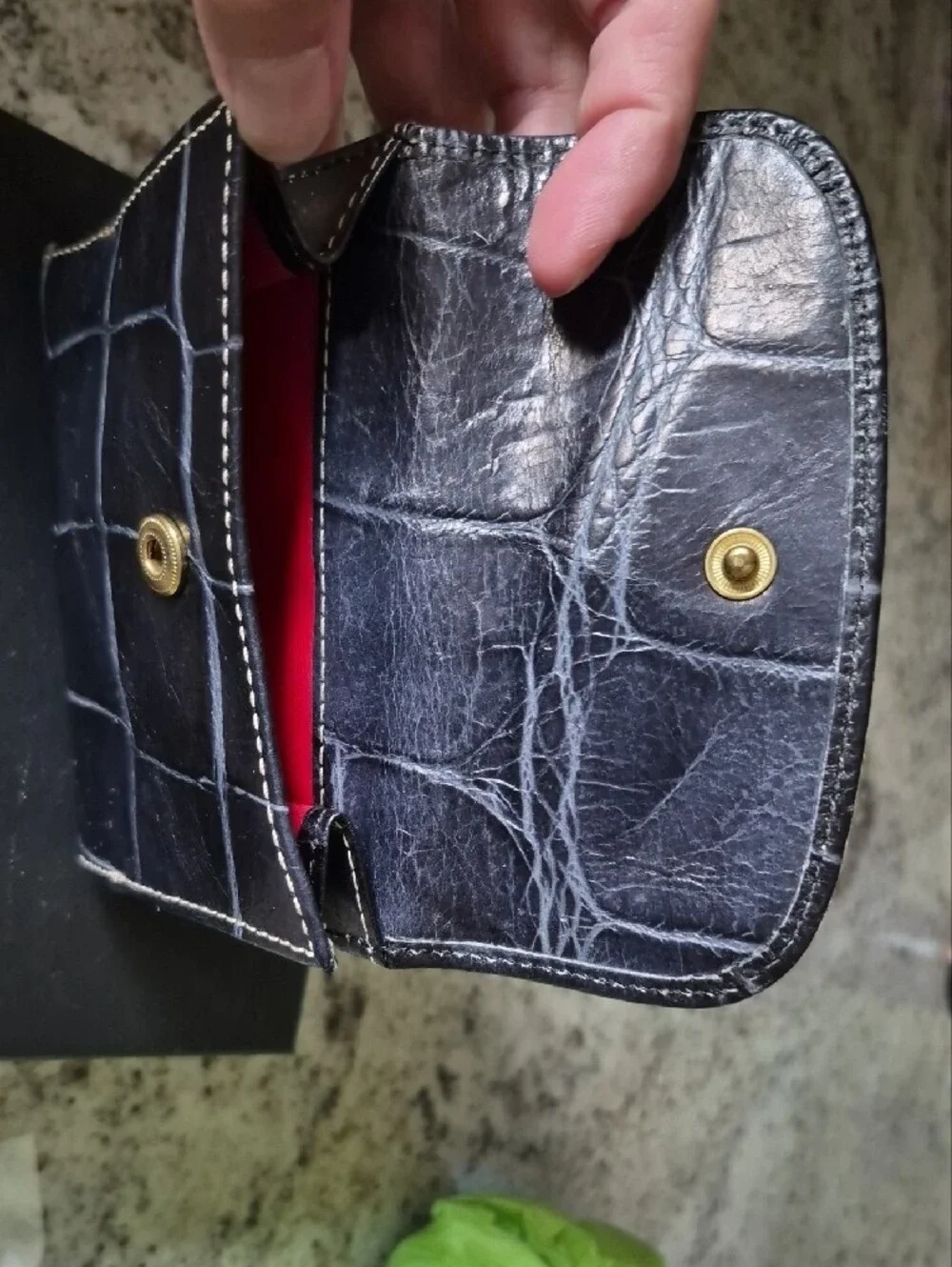 Dooney & Bourke croc embossed