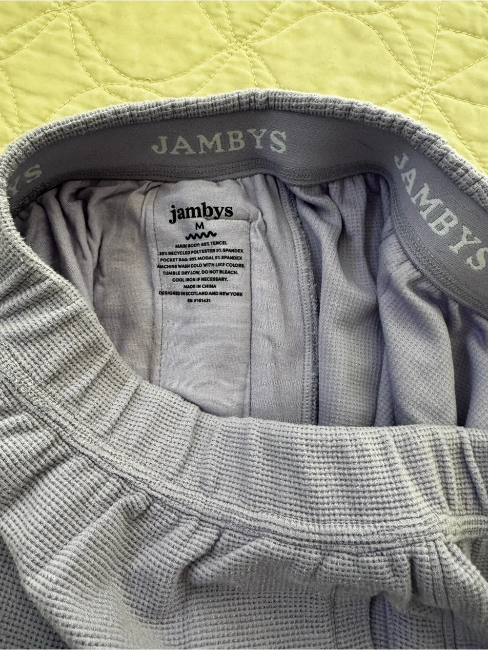 Jambys Waffle Knit Lounge Shorts Bundle Pink Purple
