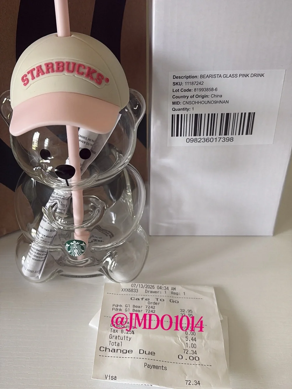 Starbucks authentic clear