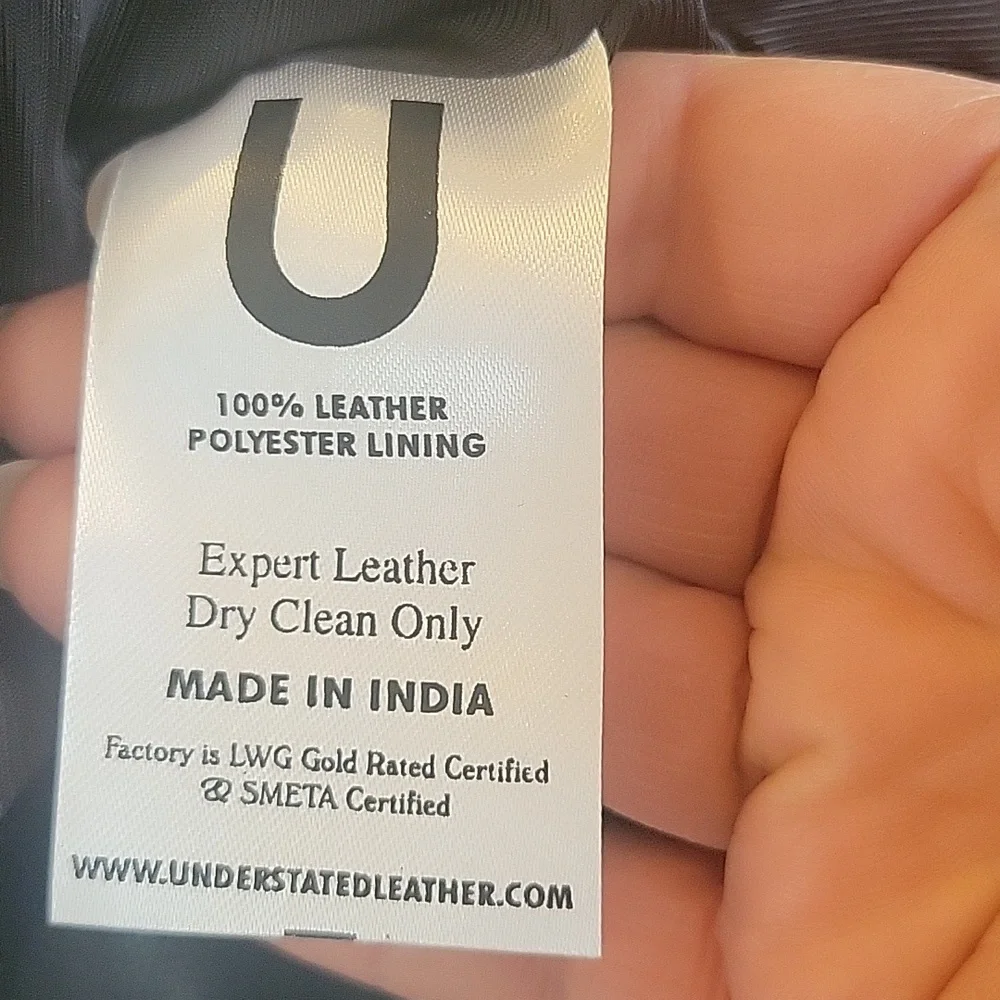Free People understated leather