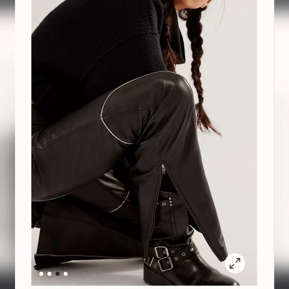 Free People understated leather