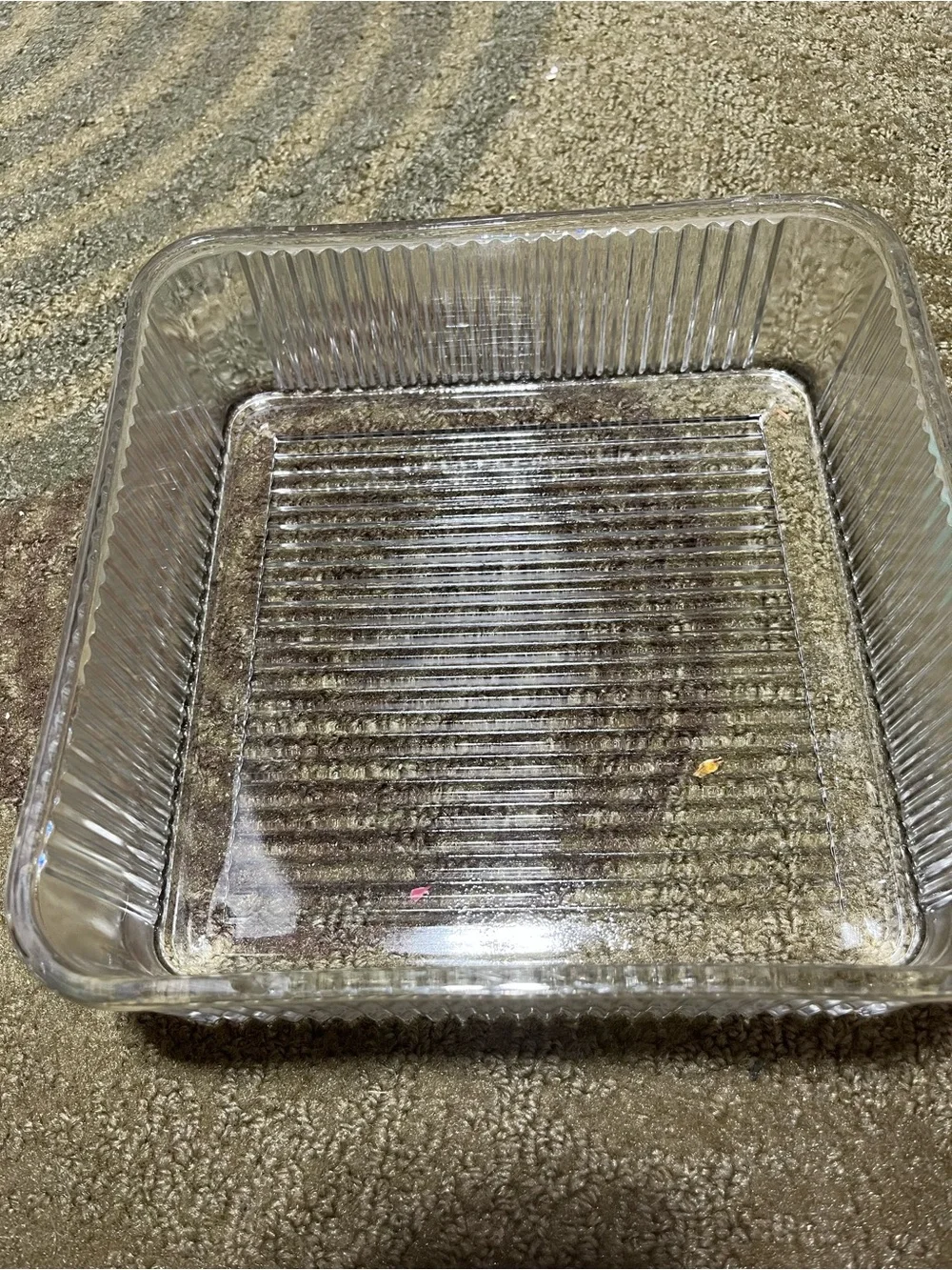 N/A clear ribbed