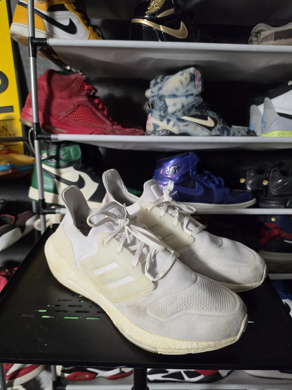 adidas white knit