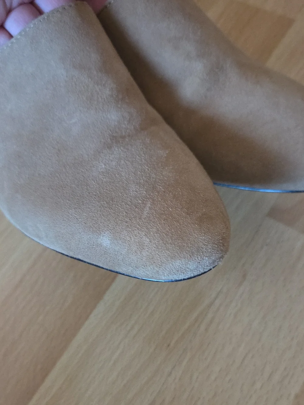 J. Crew suede upper