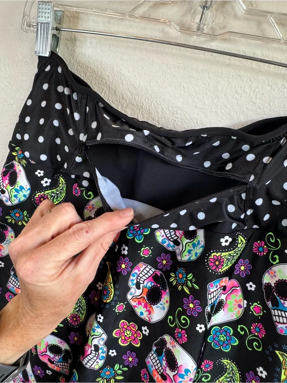 SPARKLE SKIRTS Skort - Day of the Dead