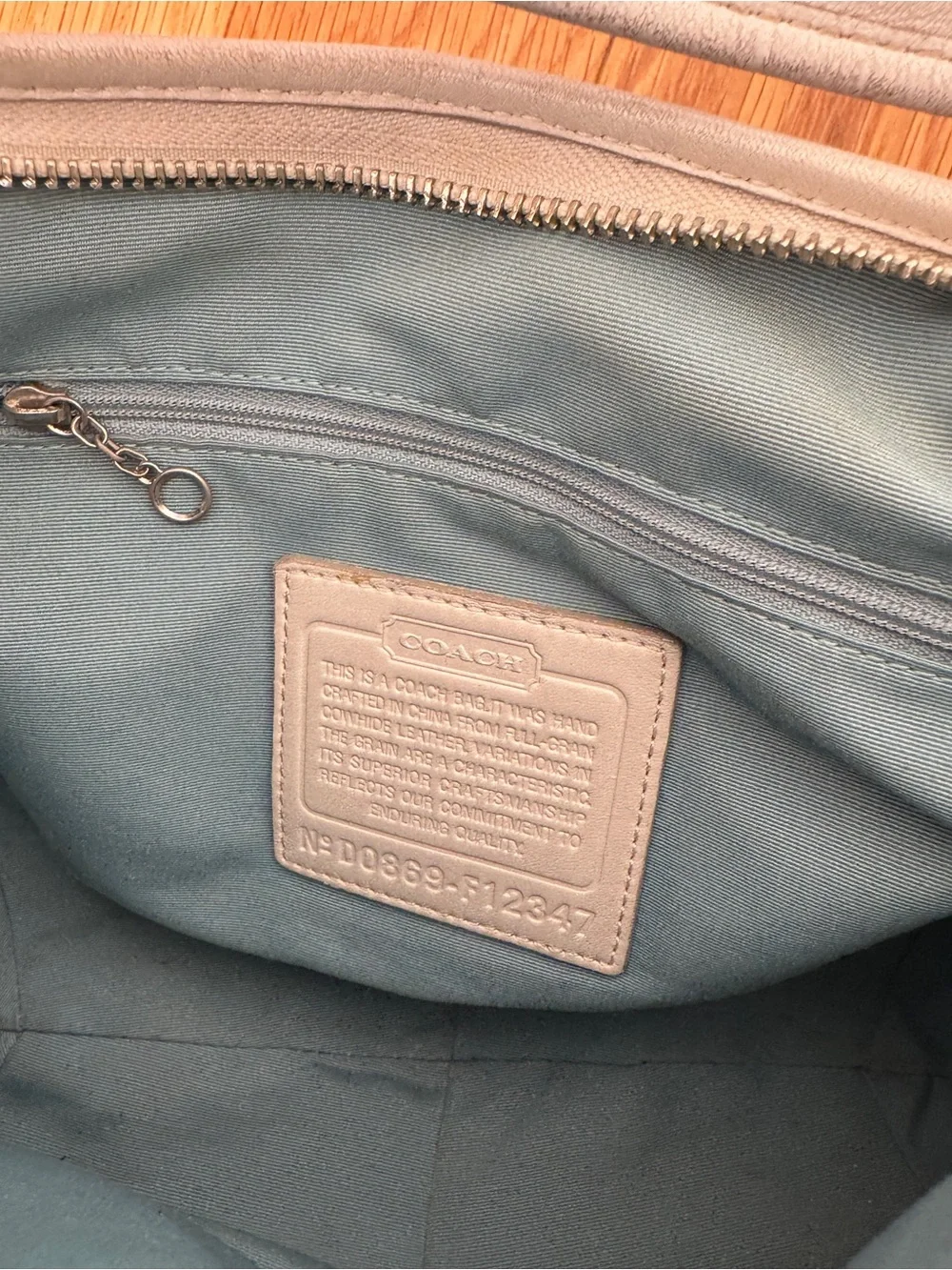 Coach soft leather