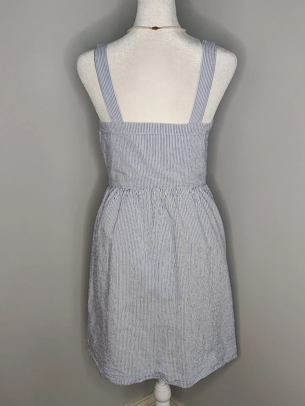 J. Crew blue white